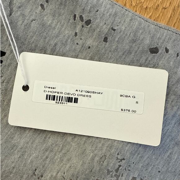 Diesel - D-Hoper-Devo Midi Dress in Gray - Picture 3 of 6